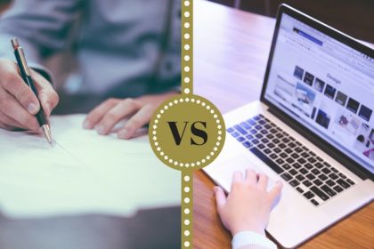Paper based VS computer based