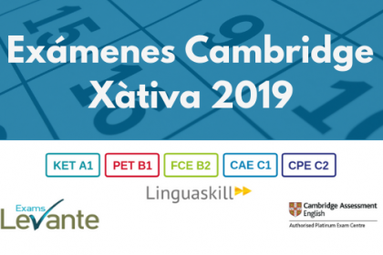 Exámenes de Cambridge en Xàtiva