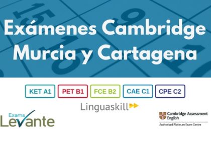 Exámenes Cambridge Murcia y Cartagena Cambridge Exams Murcia Cartagena